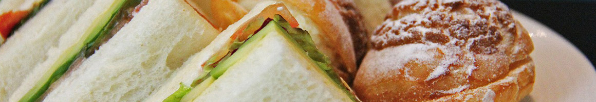 Eating Sandwich at Progressive Grounds restaurant in San Francisco, CA.